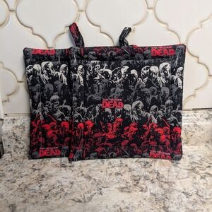 Walking Dead Themed Pot Holders